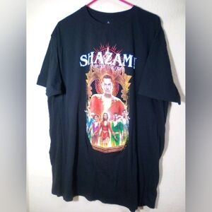 DC Black Shazam! Graphic Tee